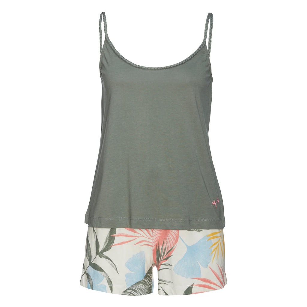 Vivance Dreams Shorty (2 Tlg.) Mit Floralem Druck ▷ Für