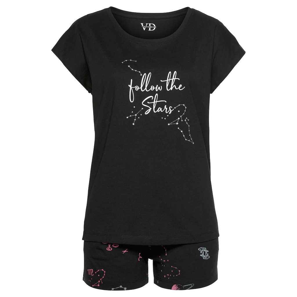 Vivance Dreams Shorty (2 Tlg.) Mit Galaxy-Muster Bestellen