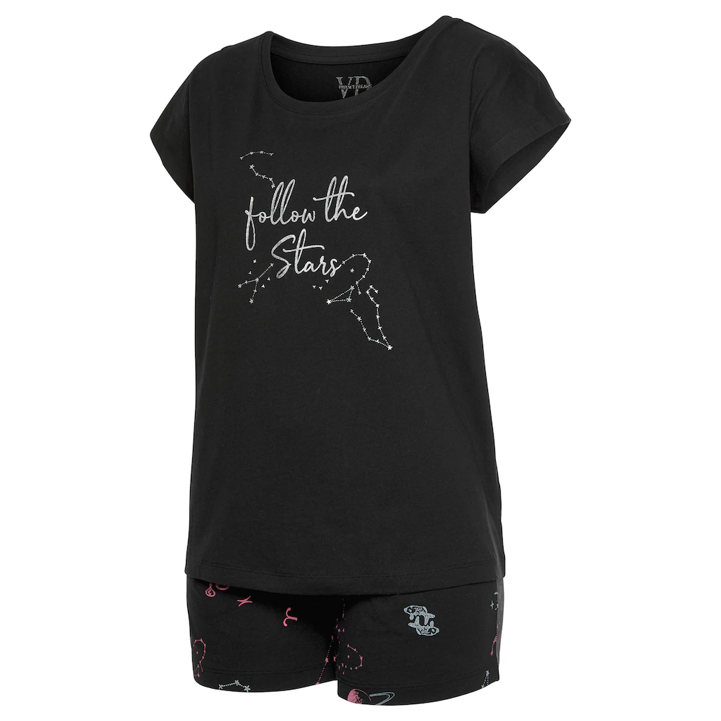 Vivance Dreams Shorty (2 Tlg.) Mit Galaxy-Muster Bestellen