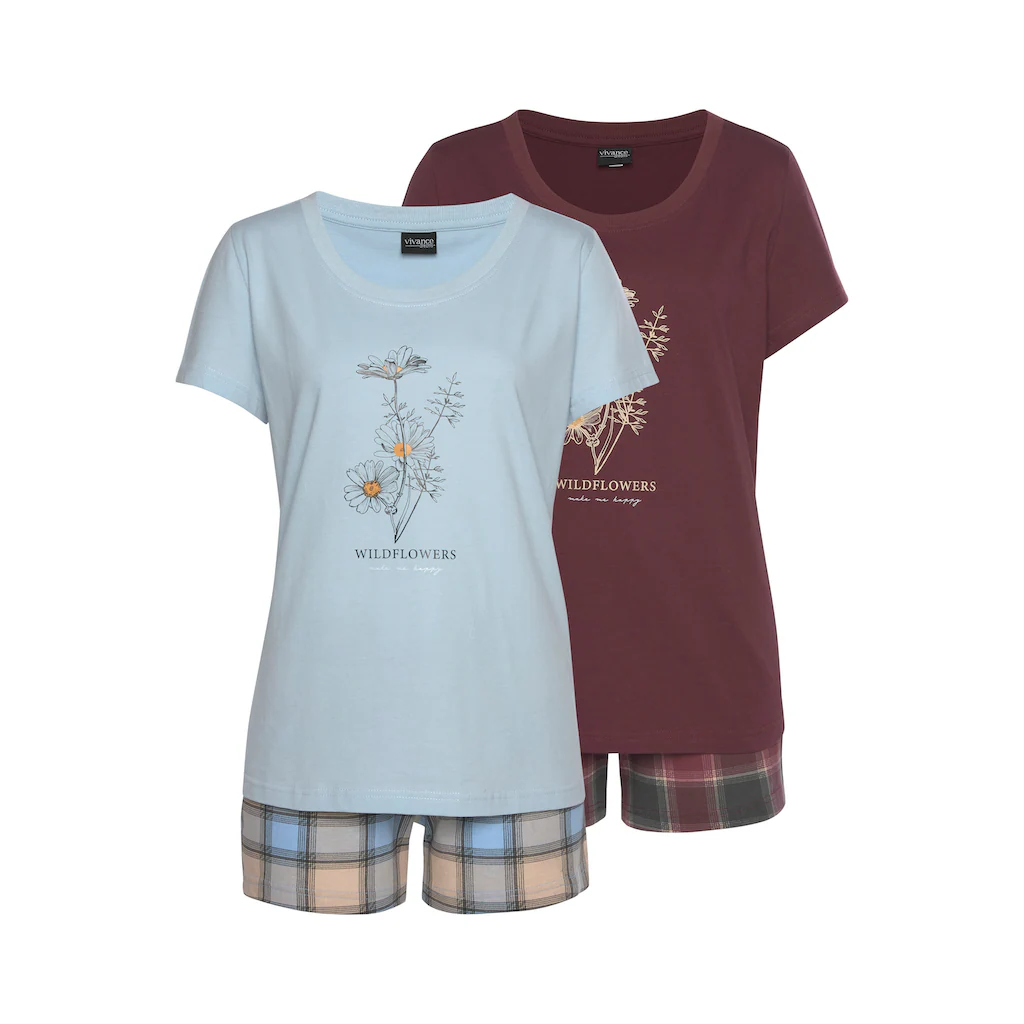 Vivance Dreams Shorty (4 Tlg. 2 Stück) Mit Frontdruck Online Bestellen