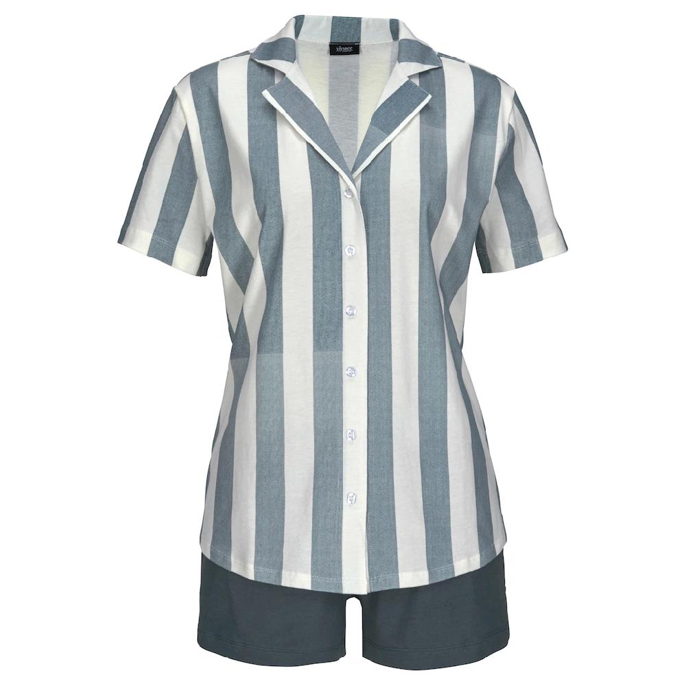 Vivance Dreams Shorty Mit Bindeband Am Streifigen Hosenbund