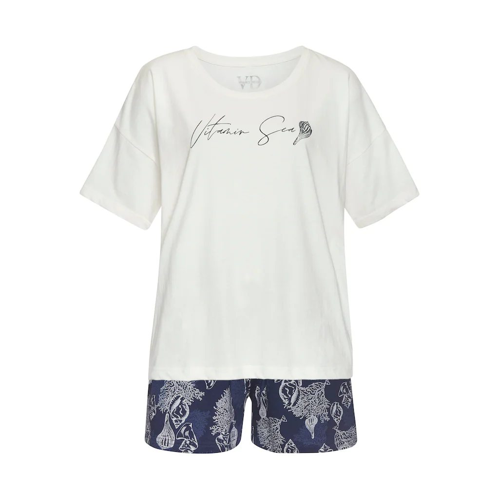 Vivance Dreams Shorty (Set 2 Tlg.) Schönes Muschel-Muster Online Bestellen