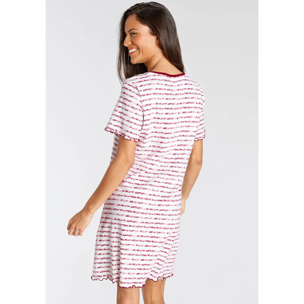 Vivance Dreams Sleepshirt Mit Kräuselsaum ▷ Für