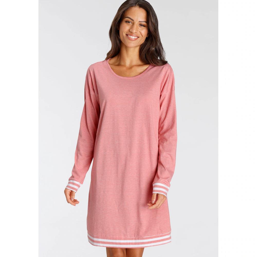 Vivance Dreams Sleepshirt mit Streifen-Details online bestellen