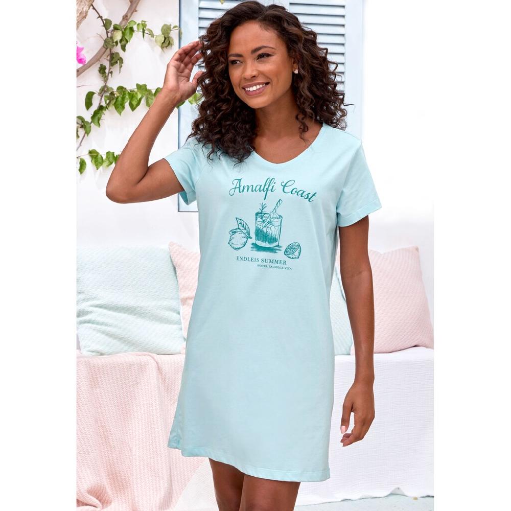 Vivance Dreams Sleepshirt mit zart skizziertem Frontdruck bestellen