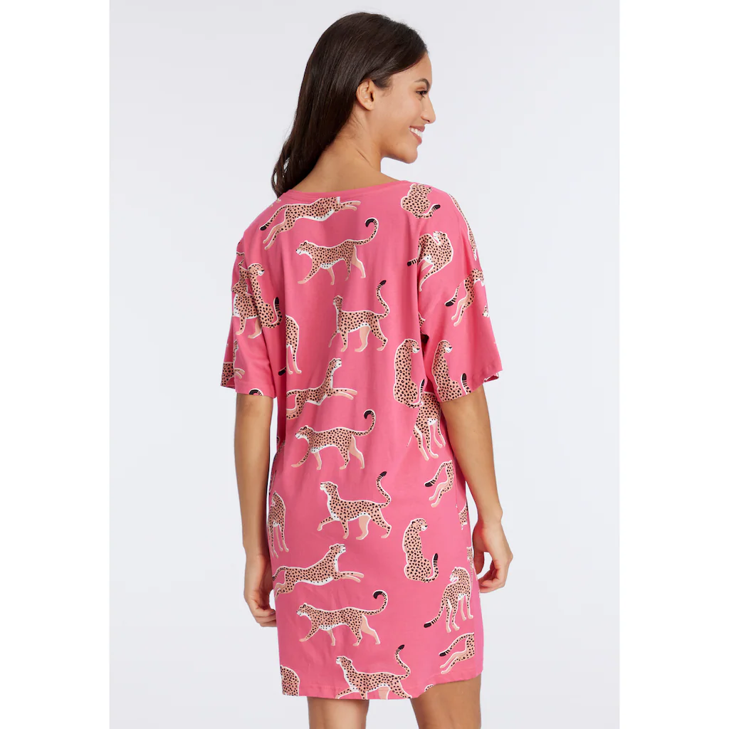 Vivance Dreams Sleepshirt Mt Animal Alloverprint Online Kaufen