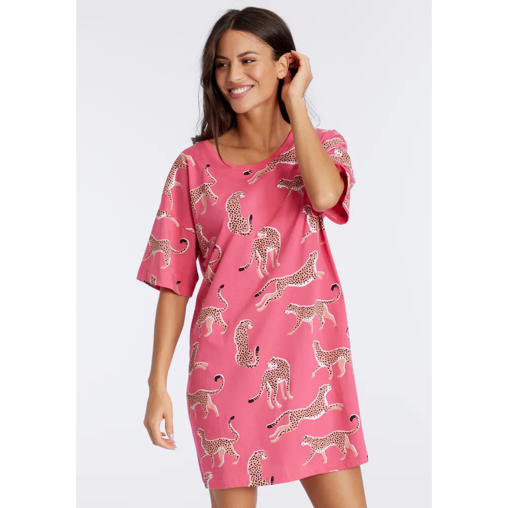 Vivance Dreams Sleepshirt mt Animal Alloverprint online kaufen