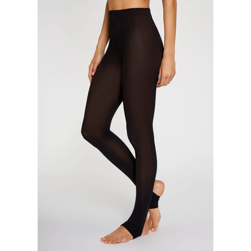 Vivance Feinstrumpfhose mit ausgesparter Ferse und Spitze bestellen
