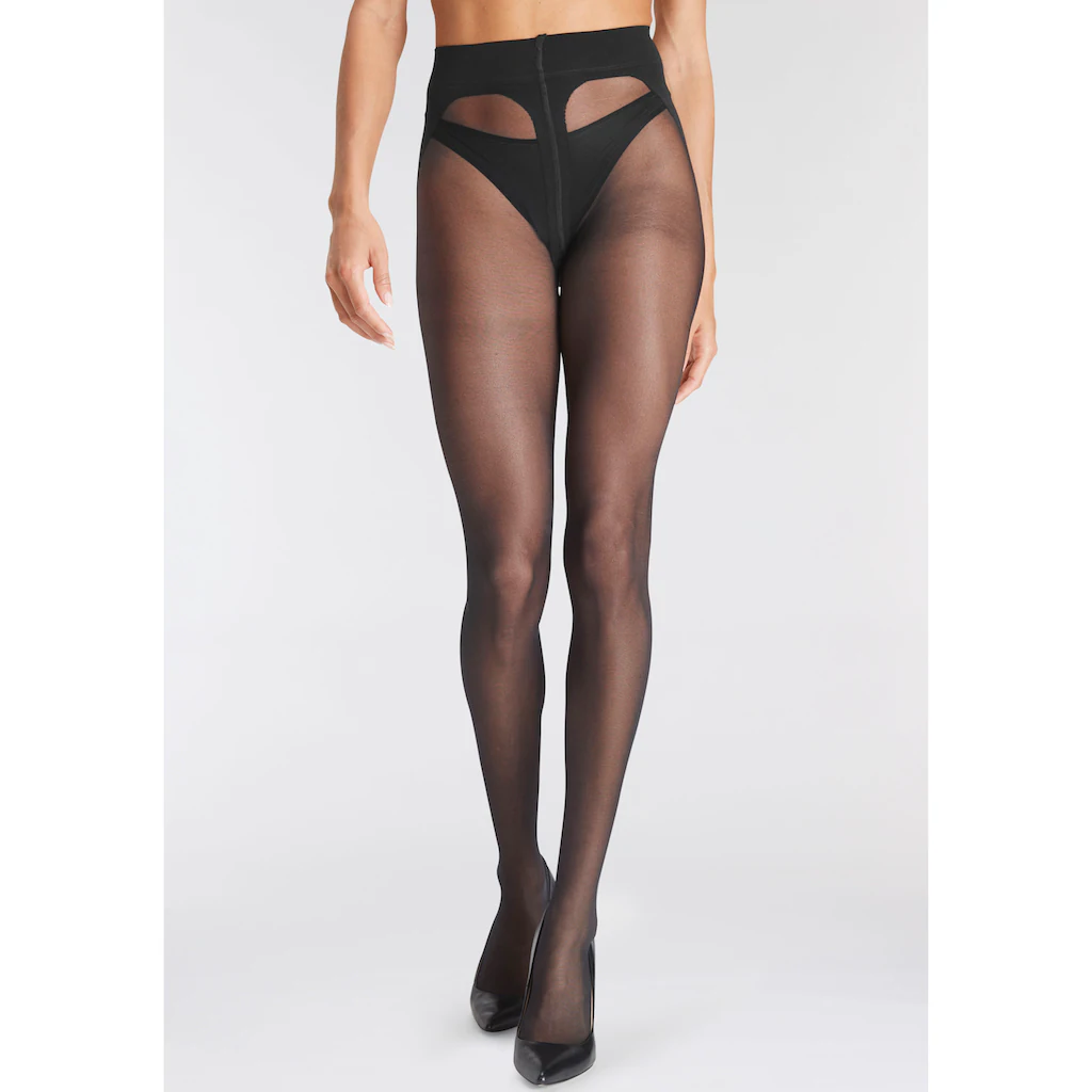 Vivance Feinstrumpfhose »Po Pusch Effekt« Für Eine Extra Schöne Figur ▷ Für