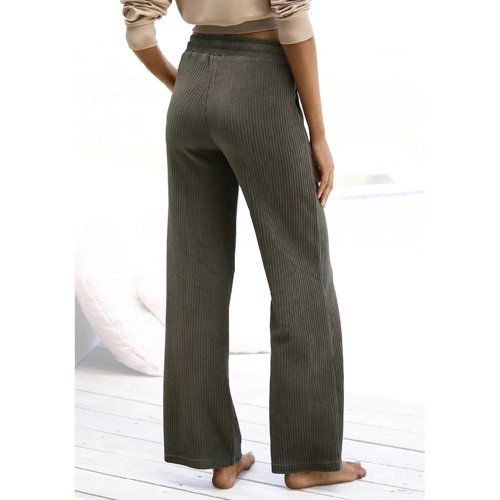 Vivance Homewearhose Mit Breiter Elastischen Cord Struktur Loungewear