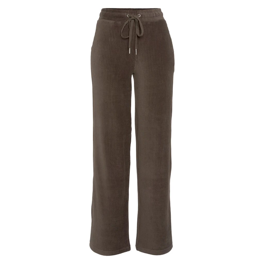 Vivance Homewearhose Mit Breiter Elastischen Cord Struktur Loungewear