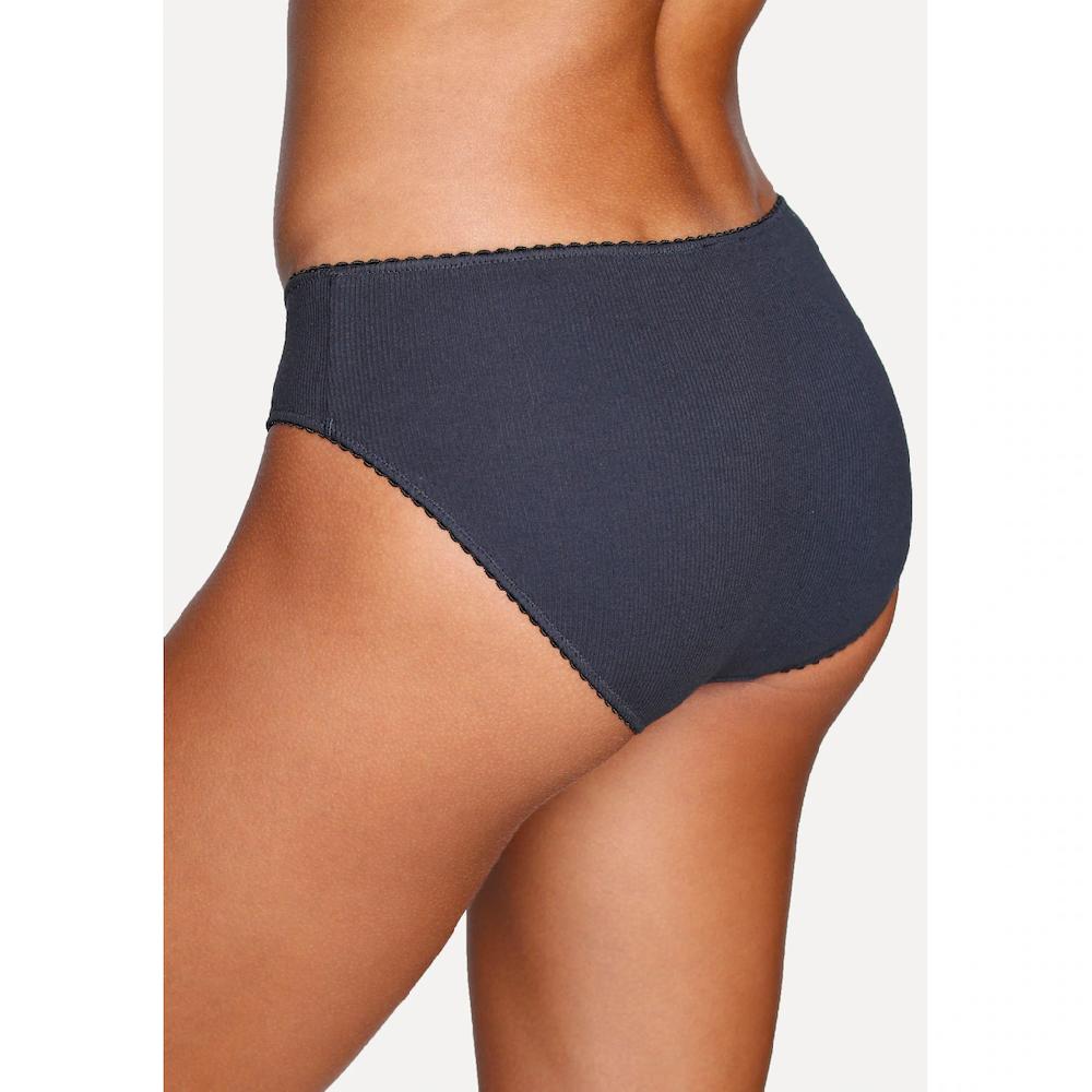 Vivance Jazz-Pants Slips (3er-Pack) Aus Weicher Und Elastischer Rippware Mit Zartem Röschen Vorn ▷ Für