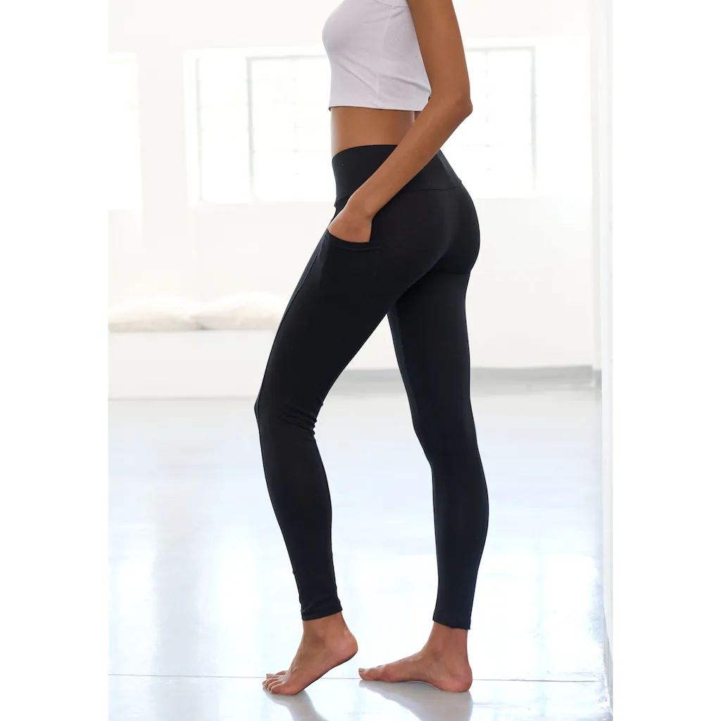 Vivance Leggings mit zwei Handytaschen