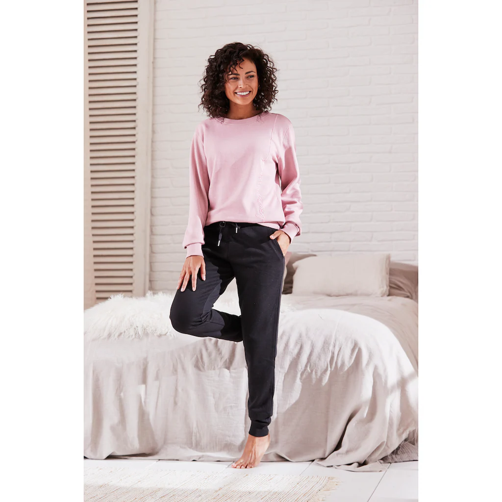 Vivance Loungehose bequeme Loungehose mit seitlichen Taschen