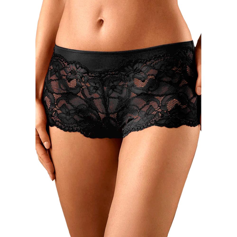 Vivance Panty (2er-Pack) Weiches Microfaser Bündchen Und Zarte Spitze