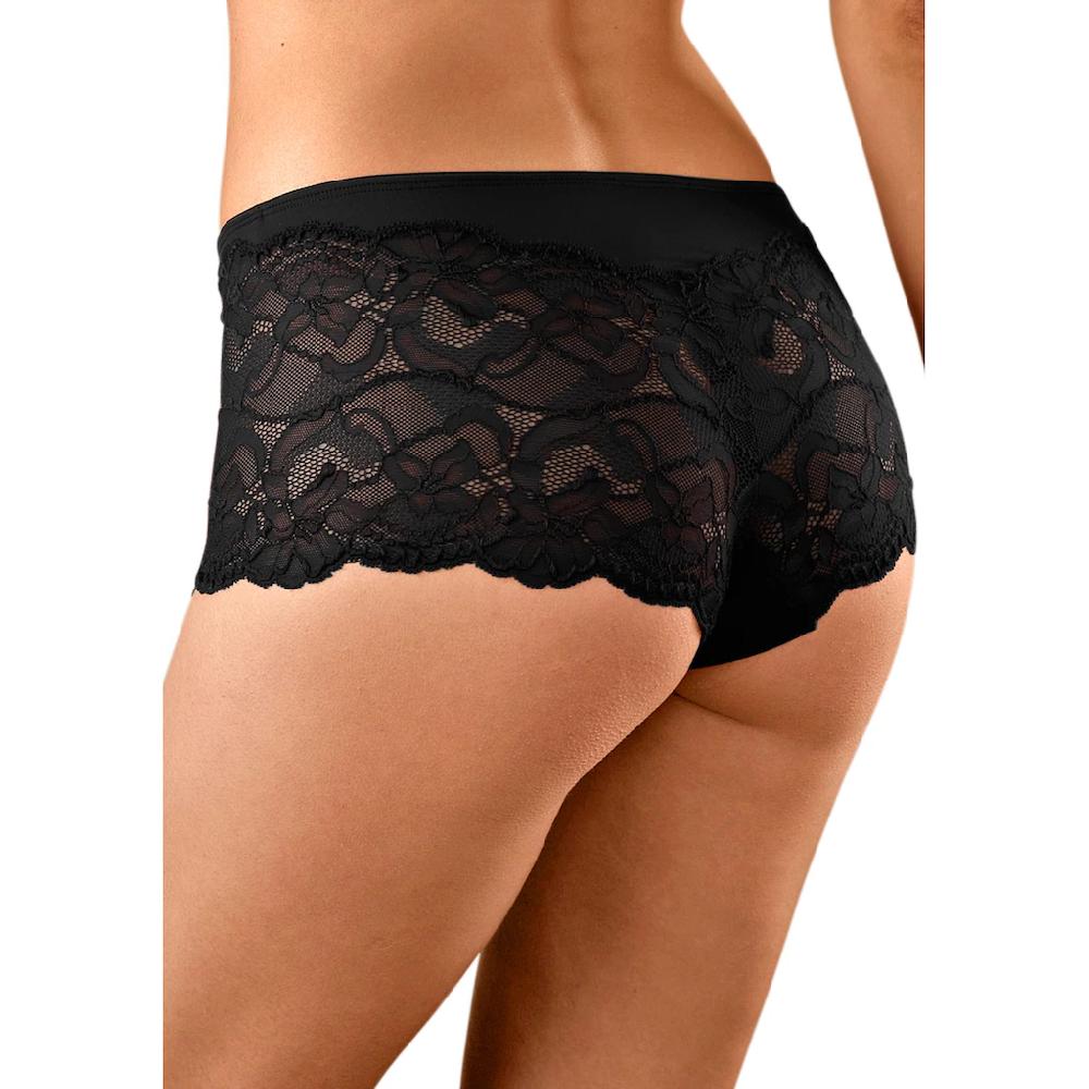 Vivance Panty (2er-Pack) Weiches Microfaser Bündchen Und Zarte Spitze