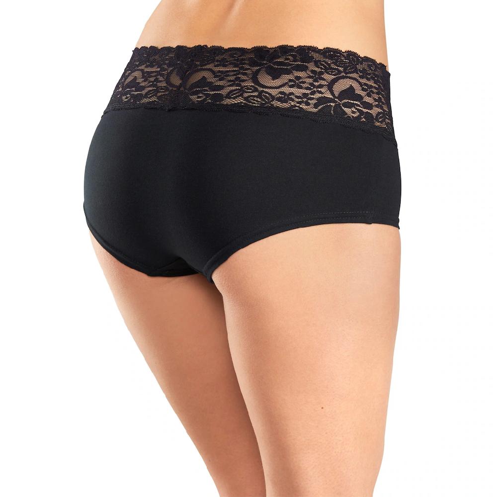 Vivance Panty (3er-Pack) Aus Elastischer Baumwolle Mit Floraler Spitze