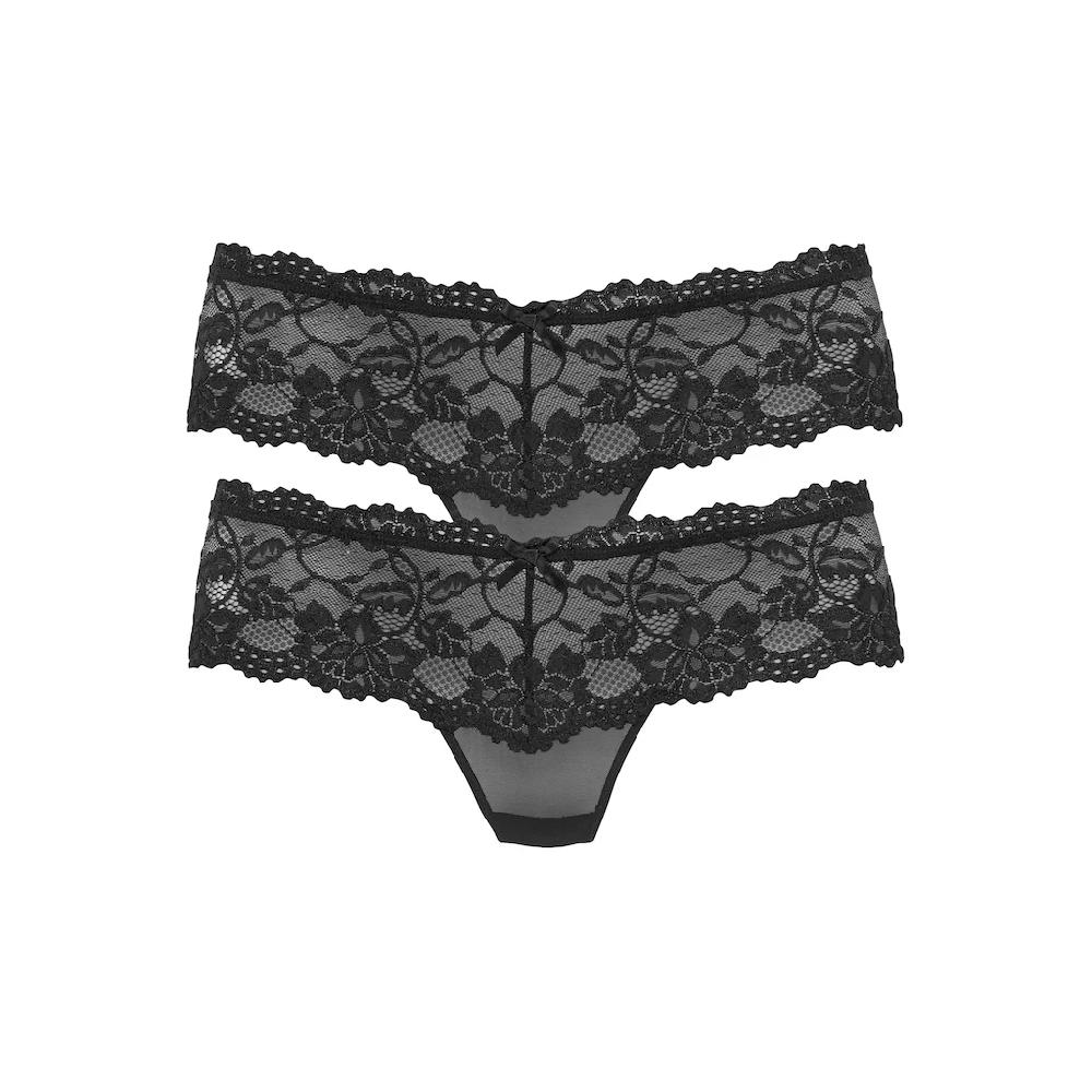 Vivance Panty (Packung 2 Stück) Aus Elastischer Spitze Sexy Dessous