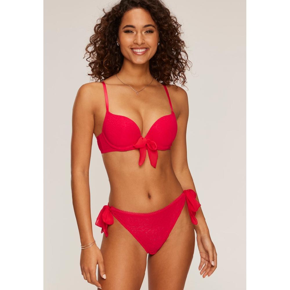 Vivance Push-up-BH »Anna« Mit Bügel Und Femininer Schleife Vorne Mittig Sexy Dessous Online Bestellen