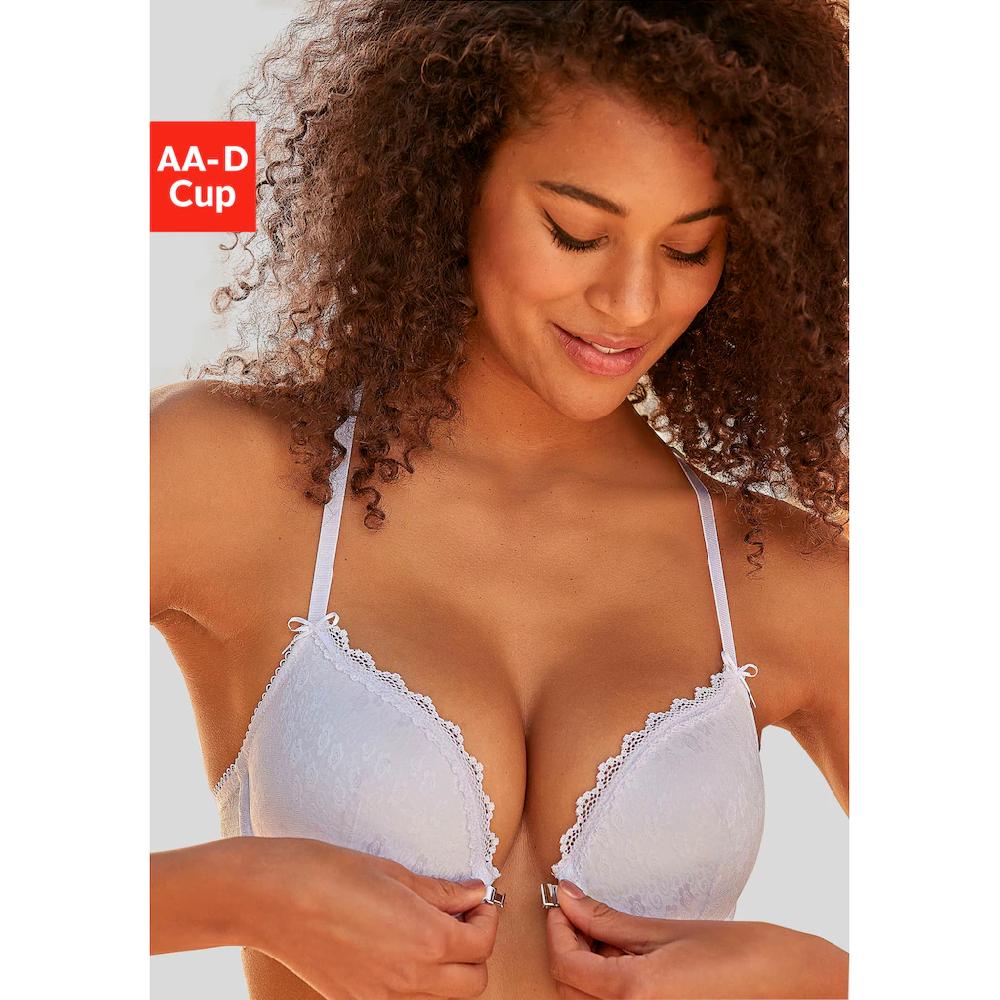 Vivance Push-up-BH mit feiner Spitze und praktischem Vorderverschluss online kaufen
