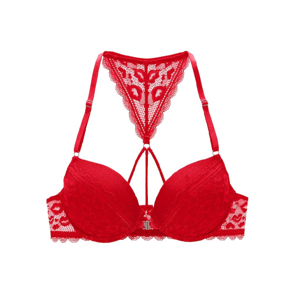 Vivance Push-up-BH Mit Spitze In Kussmund-Optik Mit Neckholder-Träger Dessous Kaufen