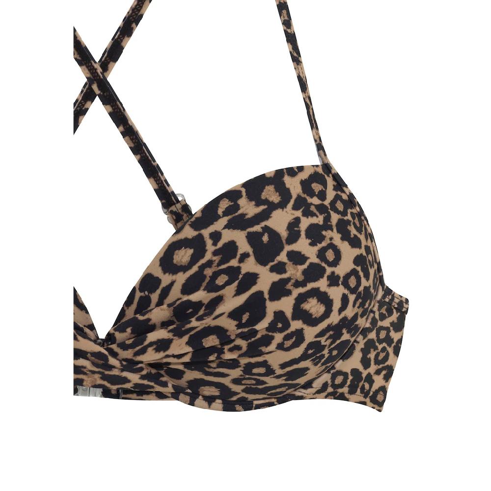 Vivance Push-Up-Bikini-Top »Thora« In Modischem Leo-Print