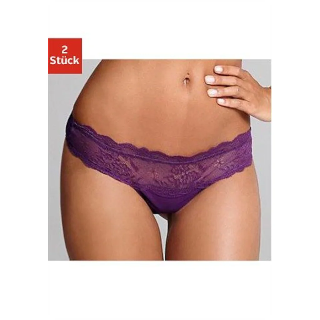 Vivance String (2 St.) im attraktiven Doppelpack mit Spitze online bestellen