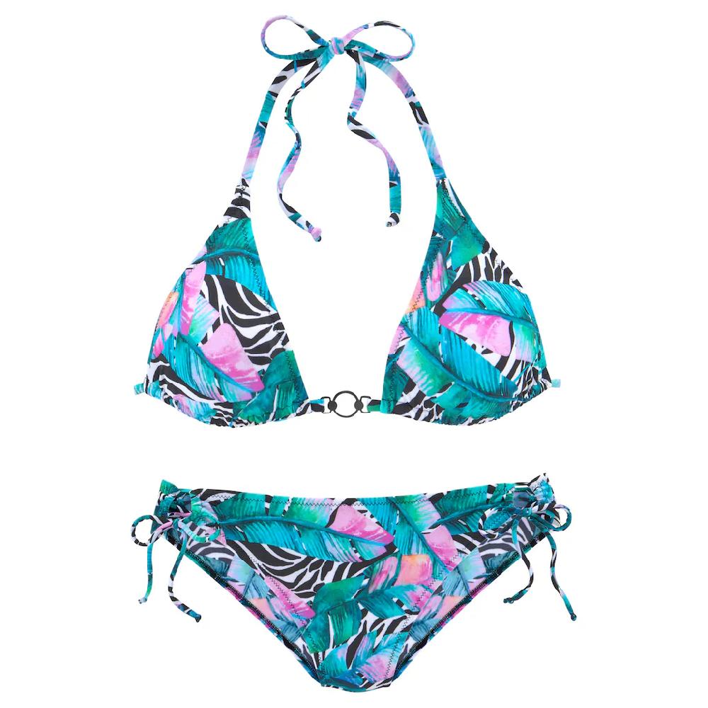 Vivance Triangel-Bikini Mit Animaldruck Und Zieraccessorie Online Bestellen