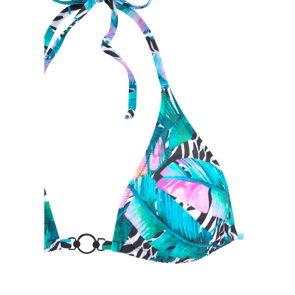 Vivance Triangel-Bikini Mit Animaldruck Und Zieraccessorie Online Bestellen