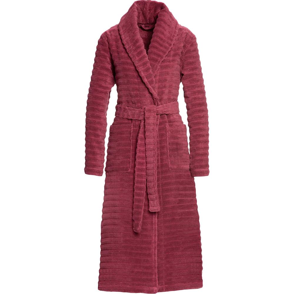 Vossen Bademantel »Coco ideal für Sauna & Spa Hotelbademantel Morgenmantel« (1 St.) softes Wellendesign