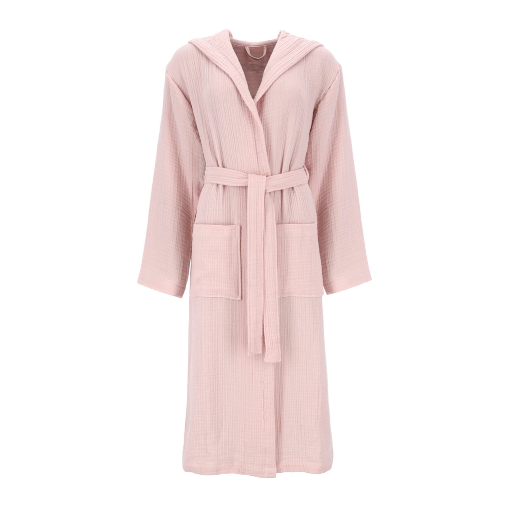 Vossen Bademantel »Silent ideal für Sauna & Spa Hotelbademantel Morgenmantel« (1 St.) Musselin