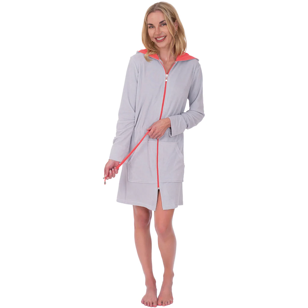 Wewo fashion Damenbademantel »037« (1 St.) zweifarbig