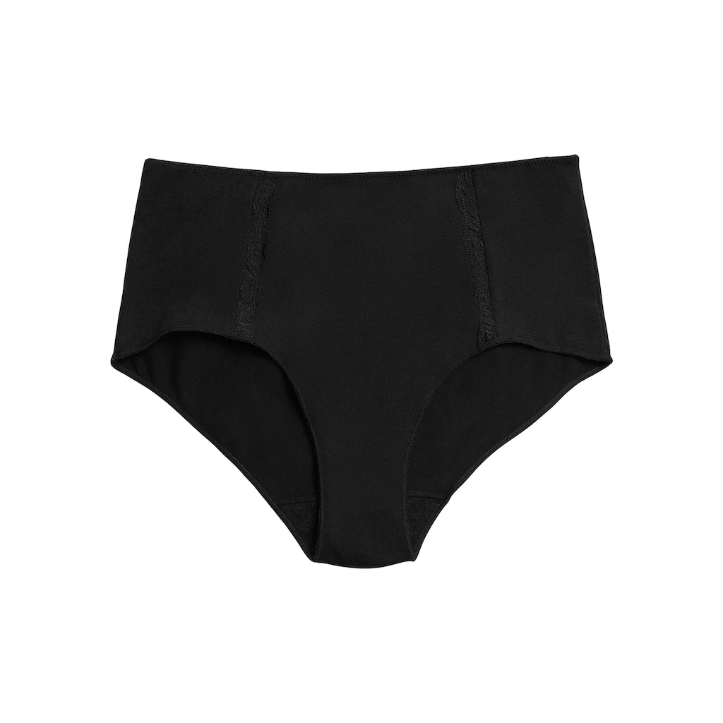 YSABEL MORA Maxislip »BASIC COLLECTION COTTON WITH LACE« (3er Pack) Mit Romantischem Touch Durch Spitzen-Applikationen Online Bestellen