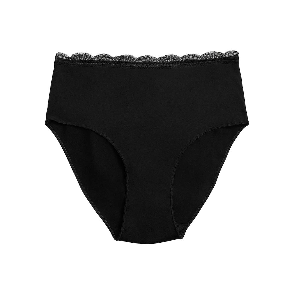 YSABEL MORA Taillenslip »BASIC COLLECTION COTTON WITH LACE« (3er Pack) Hochgeschnitten Und Mit Zarter Spitze Verfeinert Online Bestellen