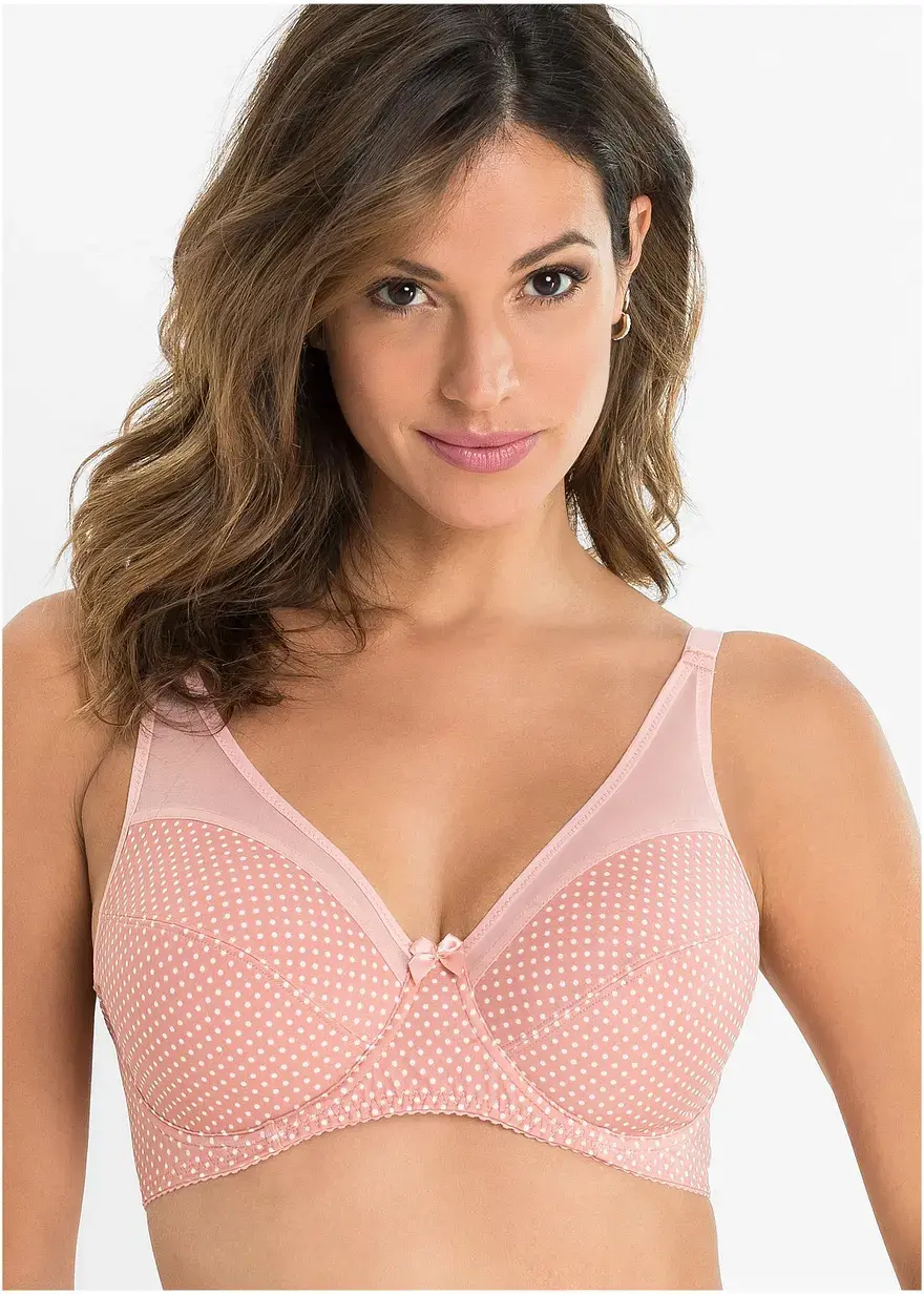 Bonprix 2er Pack Bügel BHs In Uni Und Bedruckt. - Damen