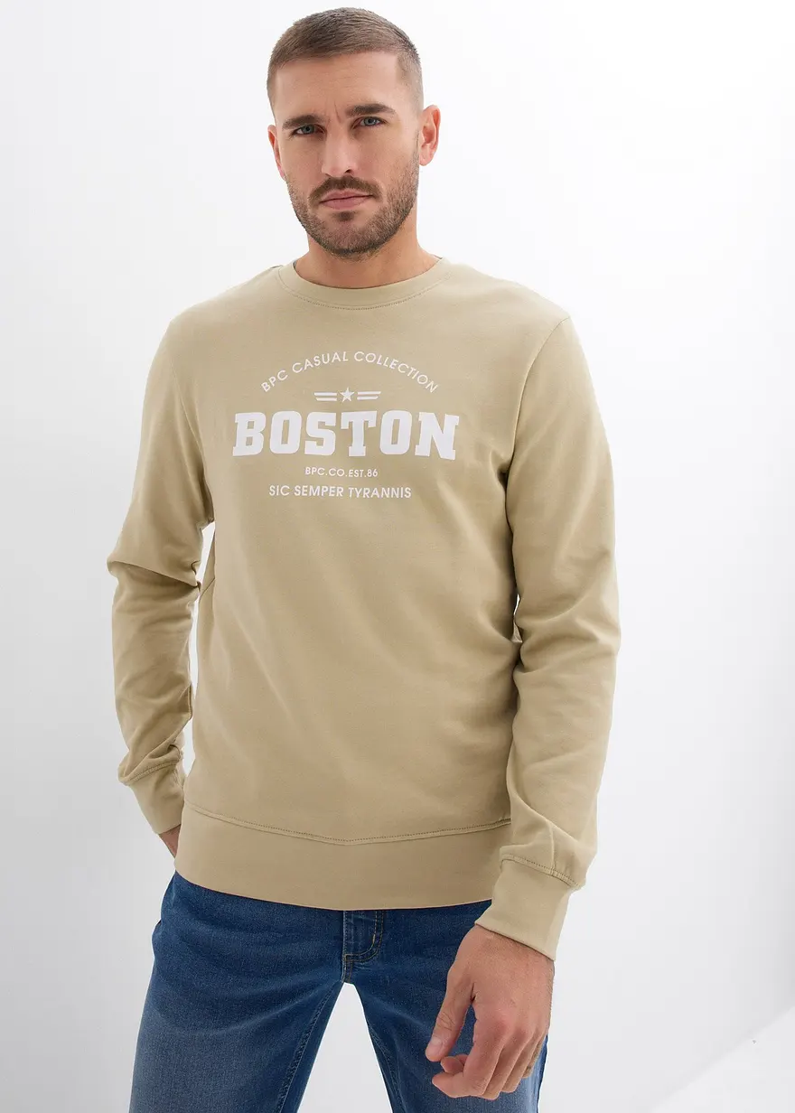 Bonprix 2er Pack Sweatshirts Mit Angesagtem Druck Auf Der Brust
