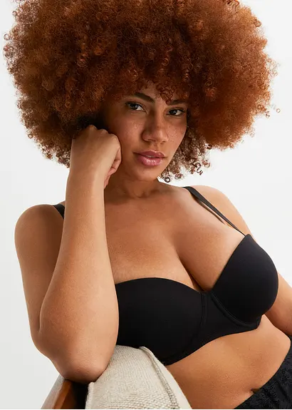 Bonprix 2er-Pack Trägerlose BHs Mit Transparenten Trägern