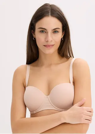 Bonprix 2er-Pack Trägerlose BHs Mit Transparenten Trägern