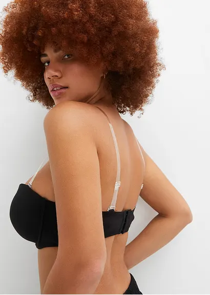 Bonprix 2er-Pack Trägerlose BHs Mit Transparenten Trägern