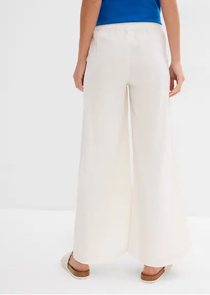 Bonprix 7/8 Hose Mit Offener Gedoppelter Schlitzverarbeitung An Der Vorderseite