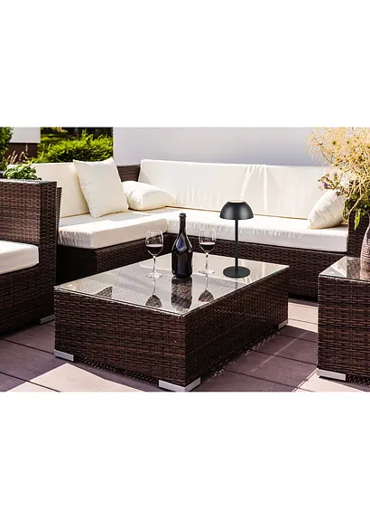 Bonprix Akku-Tischleuchte Mit Touch-Dimmer Für Drinnen Und Draußen