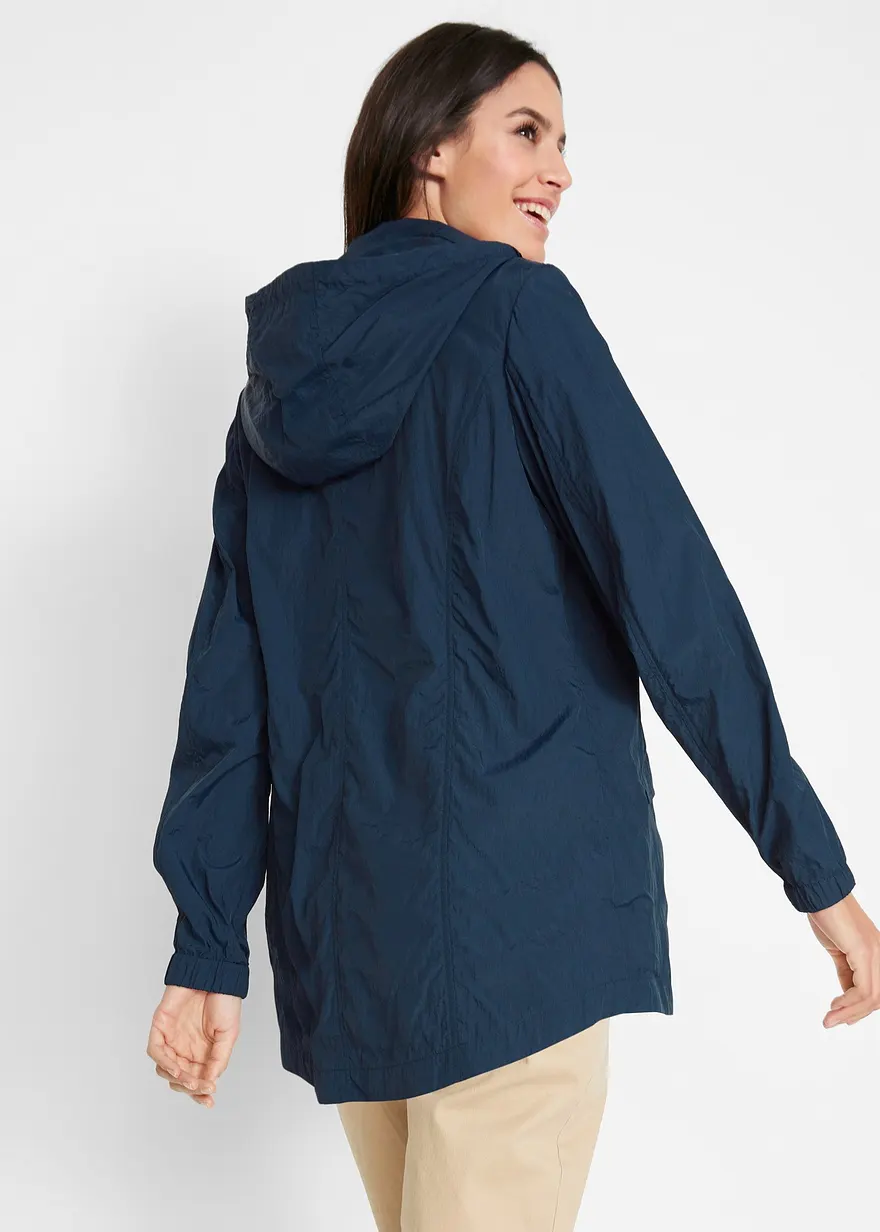 Bonprix Alltagstauglicher Parka Mit Zwei-Wege-Reißverschluss - Blau