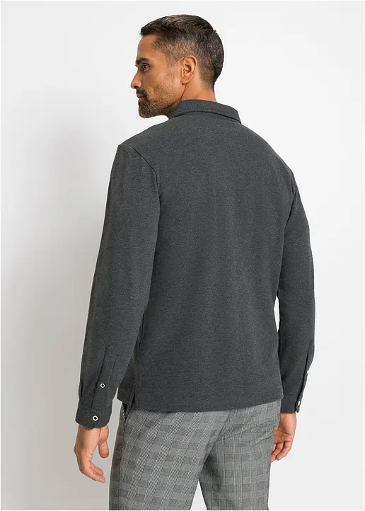 Bonprix Als Hemdersatz Für Den Smart Casual Look Perfekt Geeignet - Grau