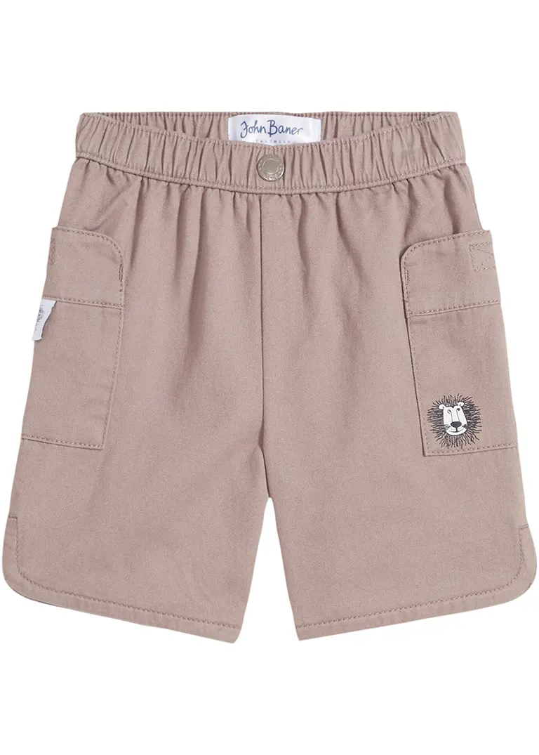 bonprix Angesagte Bermuda mit zwei großen Cargotaschen - braun