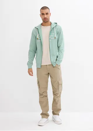 Bonprix Angesagte Cargohose Mit Reißverschlussdetail Und Auffallenden Knieabnähern