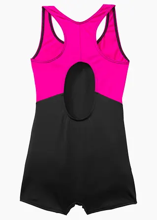 Bonprix Angesagter Badeanzug Mit Ringerrücken Und Kurzen Hosenbeinen