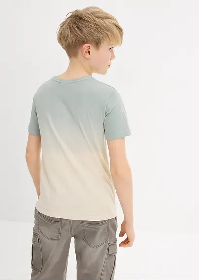 Bonprix Angesagtes Jungen T-Shirt Mit Farbverlauf Und Rundhalsausschnitt