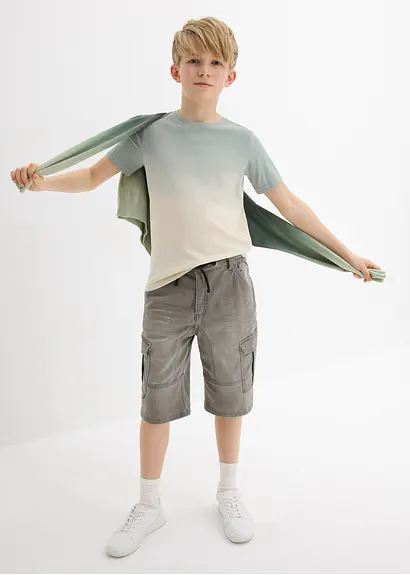 Bonprix Angesagtes Jungen T-Shirt Mit Farbverlauf Und Rundhalsausschnitt