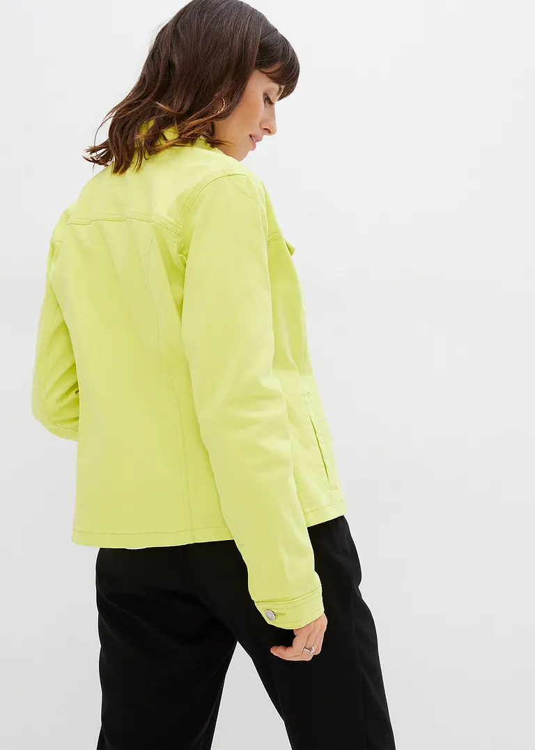Bonprix Attraktive Jacke Mit Teilungsnähten - Gelb - Damen