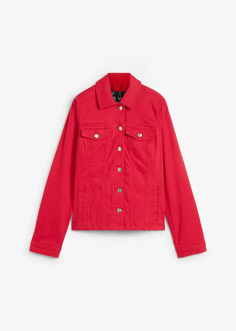 bonprix Attraktive Jacke mit Teilungsnähten - rot - Damen
